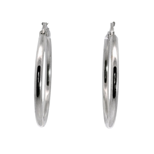 Aros Argolla - Oro Blanco 18kt