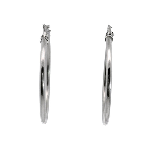 Aros Argolla - Oro Blanco 18kt