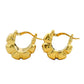 Aros Argolla con Diseño - Oro Amarillo 18kt