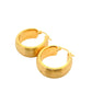 Aros Argolla Anchos - Oro Amarillo 18kt
