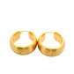 Aros Argolla Anchos - Oro Amarillo 18kt