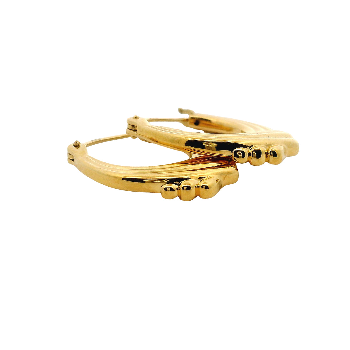 Aros Argolla Diseño - Oro Amarillo 18kt