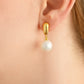 Aros Perlas - Oro Amarillo 18kt