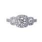 Anillo Compromiso Diamantes GIA - Oro Blanco 18kt