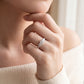 Anillo Compromiso Diamantes GIA - Platino