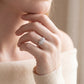 Anillo Compromiso Diamantes - Oro Blanco 18kt