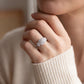 Anillo Compromiso Diamantes GIA- Oro Blanco 18kt