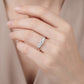 Anillo Quintillo Diamante GIA - Platino