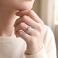 Anillo Compromiso Diamantes GIA - Oro Blanco 18kt
