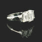 Anillo Compromiso Diamantes GIA - Platino