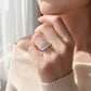 Anillo Compromiso Diamantes GIA - Platino
