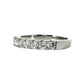 Anillo Medio Cintillo Diamantes - Platino