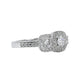 Anillo Compromiso Diamantes - Oro Blanco 18kt