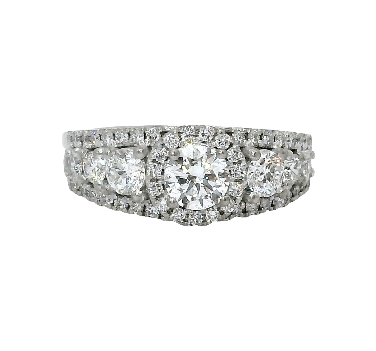 Anillo Compromiso Diamante GIA - Oro Blanco 18kt