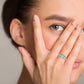 Anillo Compromiso Diamante GIA - Oro Blanco 18kt
