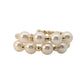 Anillo Perlas Akoya - Oro Amarillo 18kt
