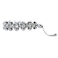 Anillo Bolitas Ajustable - Oro Blanco 18kt