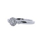 Anillo Compromiso Diamantes - Oro Blanco 18kt