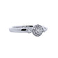 Anillo Compromiso Diamantes - Oro Blanco 18kt