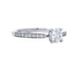 Anillo Compromiso Diamantes GIA - Oro Blanco 18kt