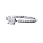 Anillo Compromiso Diamantes GIA - Oro Blanco 18kt
