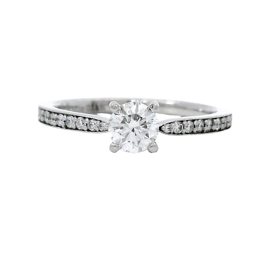 Anillo Compromiso Diamantes GIA - Oro Blanco 18kt