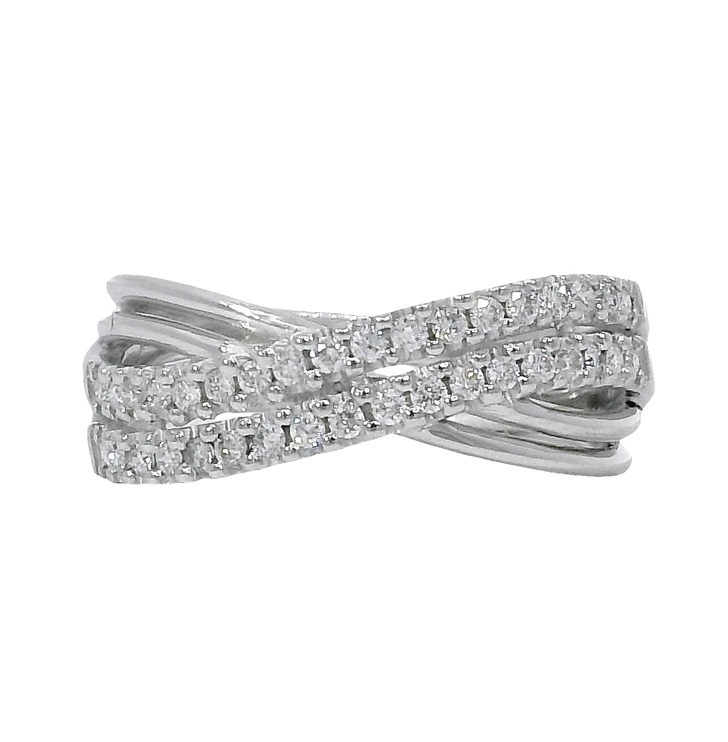 Anillo Compromiso Diamantes - Oro Blanco 18kt