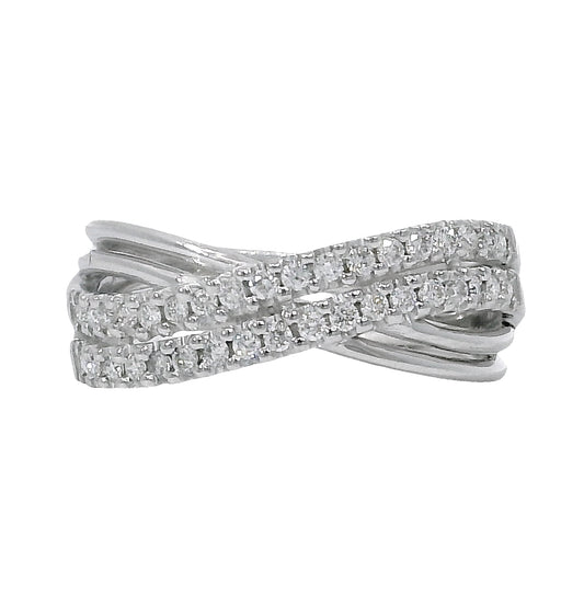 Anillo Compromiso Diamantes - Oro Blanco 18kt