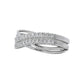 Anillo Compromiso Diamantes - Oro Blanco 18kt