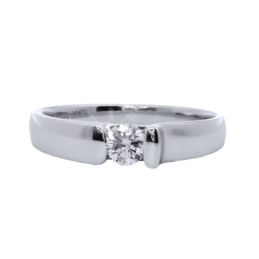 Anillo Compromiso Diamante - Oro Blanco 18kt