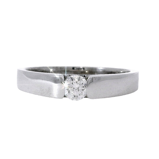 Anillo Compromiso Diamante - Oro Blanco 18kt