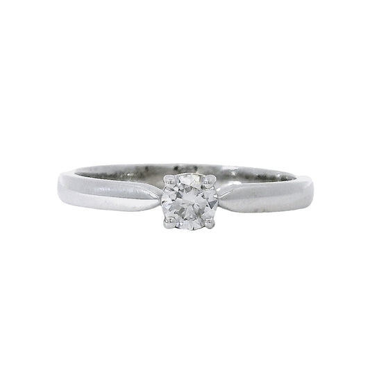 Anillo Compromiso Diamante - Oro Blanco 18kt