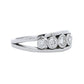 Anillo Compromiso Diamantes - Oro Blanco 18kt