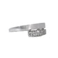 Anillo Compromiso Diamantes - Oro Blanco 18kt