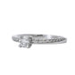 Anillo Compromiso Diamantes GIA - Oro Blanco 18kt