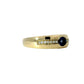 Anillo Zafiro y Diamantes - Oro Amarillo 18kt