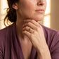 Anillo Zafiro y Diamantes - Oro Amarillo 18kt