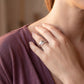 Anillo Compromiso Diamantes - Oro Blanco 18kt