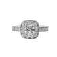 Anillo Compromiso Diamantes GIA - Oro Blanco 18kt