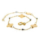 Pulsera Trébol - Oro Amarillo 18kt