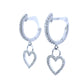 Aros Argolla Diamantes - Oro Blanco 14kt