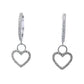 Aros Argolla Diamantes - Oro Blanco 14kt