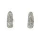 Aros Diamantes - Oro Blanco 14kt