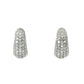 Aros Argolla Diamantes - Oro Blanco 14kt