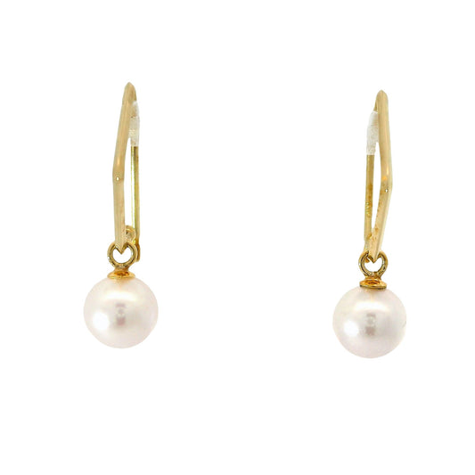 Aros Perlas Akoya - Oro Amarillo 18kt