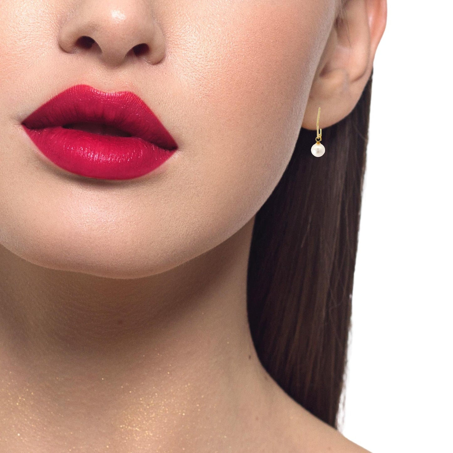 Aros Perlas Akoya - Oro Amarillo 18kt