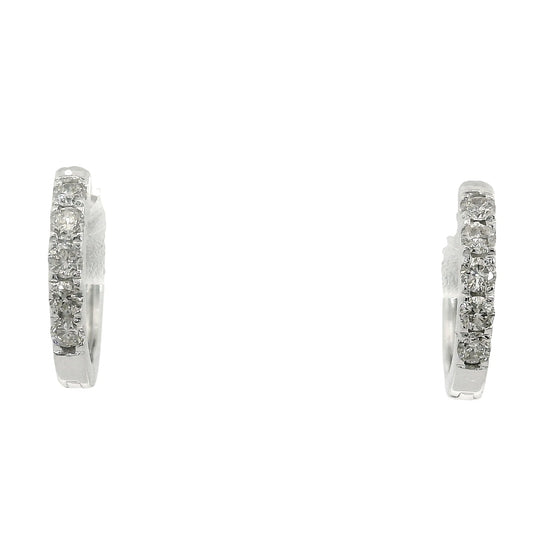 Aros Diamantes - Platino