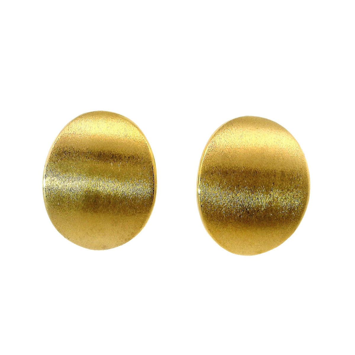 Aros Oval - Oro Amarillo 18kt