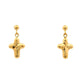 Aros Cruz - Oro Amarillo 18kt