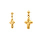Aros Cruz - Oro Amarillo 18kt